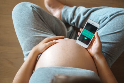 App para ouvir o coração do bebê