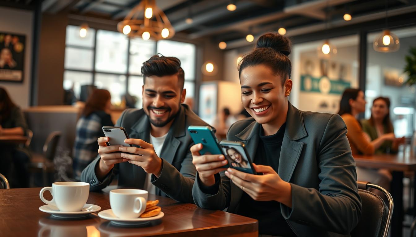 experiências de namoro online